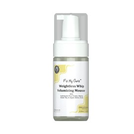 FIX MY CURLS Weightless Whip Volumizing Mousse | Enriched with Rice Protein for Hair Growth, & Apple Cider Vinegar | For Wavy, Curly, Frizzy Hair | Curl Enhancing | Silicone & Alochol Free (100ml)