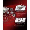 Kirogi 4G69 Timing Belt Kit with Water Pump (13pcs) Replace