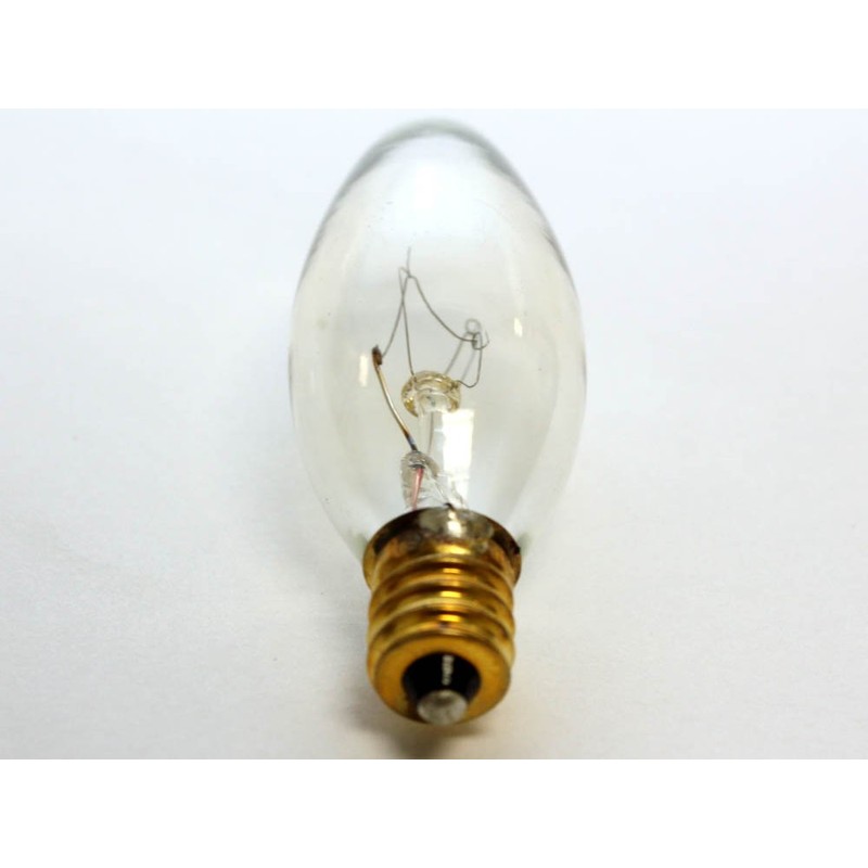 Bulbrite Incandescent B8 Candelabra Screw Base (E12) Light Bulb, 1