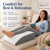Leg Elevation Wedge Pillow for Rest & Sleeping – 8-Inch
