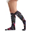 Cherokee Printsupport Women 12 & 10-15 mmHg Support Socks, Plus,