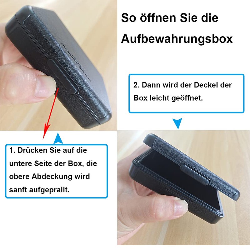 Storage Box for iQOS Heets and Accessories, PU Leather Case