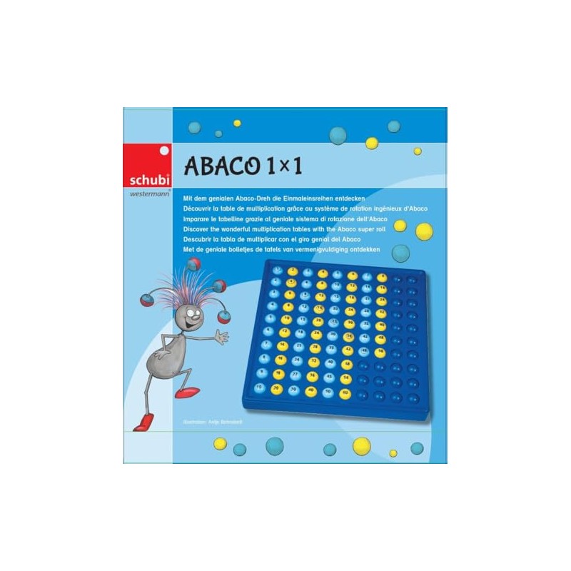SCHUBI Abaco 1x1: Mit dem genialen Abaco-Dreh die Einmaleinsreihen entdecken!