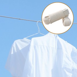 30M Braided Cotton Clothes Lines for Outside – Soft, Durable & Multipurpose – 4mm Heavy Duty Washing Line for Garden, Laundry, Arts & Crafts