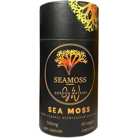 Wildcrafted Sea Moss Capsules (1000mg per Day) | 60 Vegan Capsules | Sourced from Grenada (Irish Moss) | Non-GMO | Dr. Sebi Approved