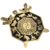 Bagua Mirror Strong Brass 12 Animal Signs Bring Auspiciousness Hermony