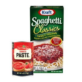 Kraft Foods Classics Tangy Italian Spaghetti Meal Kit with Our Family Tomato