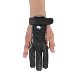 BEARPAW PRODUCTS Shooting Gloves Leather Archery Archery 3 Finger Gloves Archery Shooting Glove Right Hand Archery Left Hand Finger Protection Bow (S)