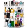 360 Rotating Makeup Organizer Countertop, Clear Acrylic Large Perfume Organizer,
