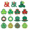 KitBeads 30 Pieces 15 Styles Green Saint Patrick Charms Enamel