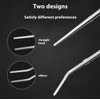 Amazleer 2 Pack Stainless Steel Reptile Feeding Tongs 10.6 Inch