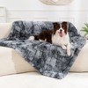 gogobunny Waterproof Dog Blankets for Medium Large Dogs, Soft Fluffy