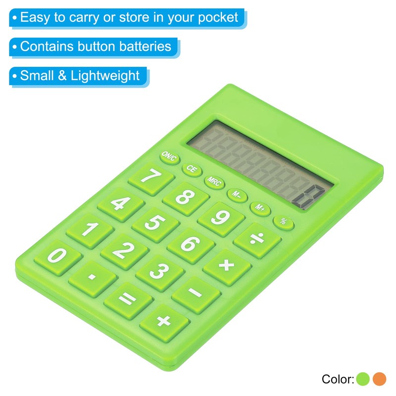 PATIKIL Desktop Calculator, 2 Pack Large 8 Digit LCD Display