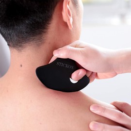 STICKON Bian Stone Gua Sha Scraping Massage Tool myofascial release tools for Soft Tissue Therapy and Reduce Back, Legs, Arms,Neck,Shoulder Muscle Pain