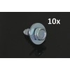 10x Tapping Screws with Washer 6.3 x 17.8 mm