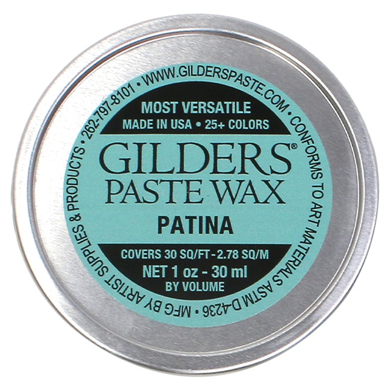 Gilders Paste Wax, 1 ounce canister, Patina