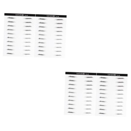 Beavorty Sets Men's Eyebrow Sticker Kit Realistic Simulation Brow Tint Stamps for Easy Application Sheets