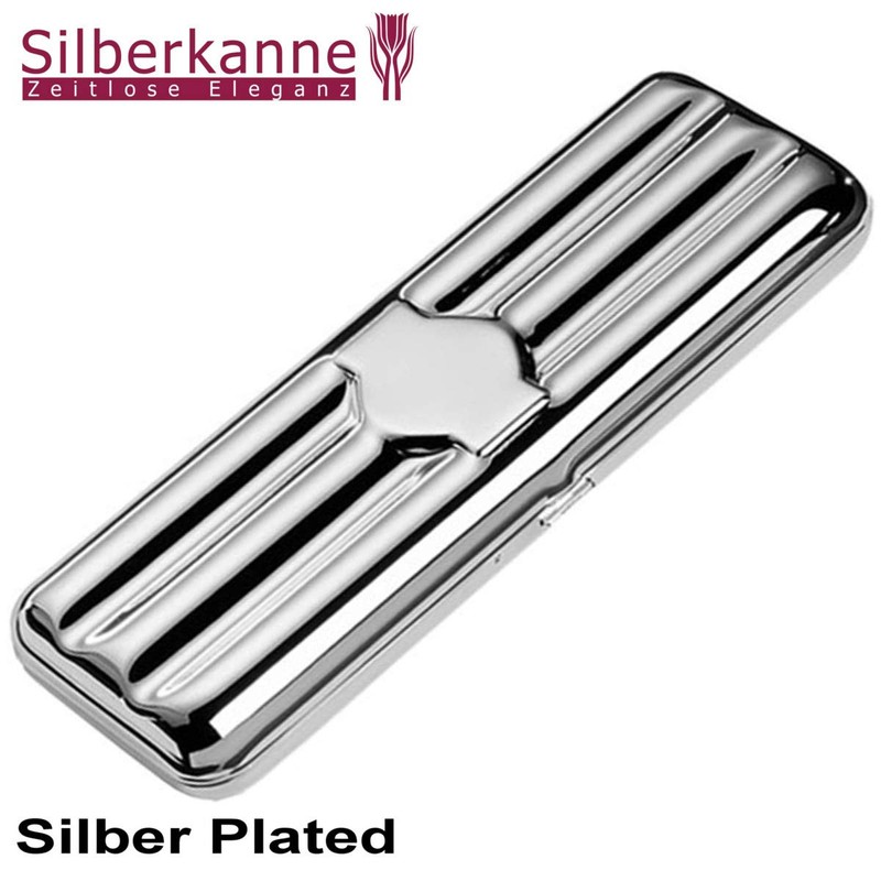 SILBERKANNE Cigar Case Cuba 17 x 6 x 3.5 cm