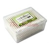 The Ondam Paper Stick Square Swirl Baby Cotton Swabs, 200 Count Sterilized Cotton Swab 2ea