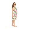 Matchable Family Hawaiian Wrap Dress, Lotus and Orchid, Girl, Size