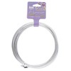 Beadsmith 18-Gauge Aluminum Craft Wire, 39-Feet, Silver