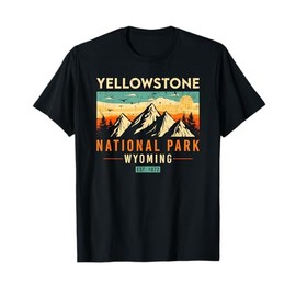 Yellowstone Est 1872 Vintage Retro National Park T-Shirt
