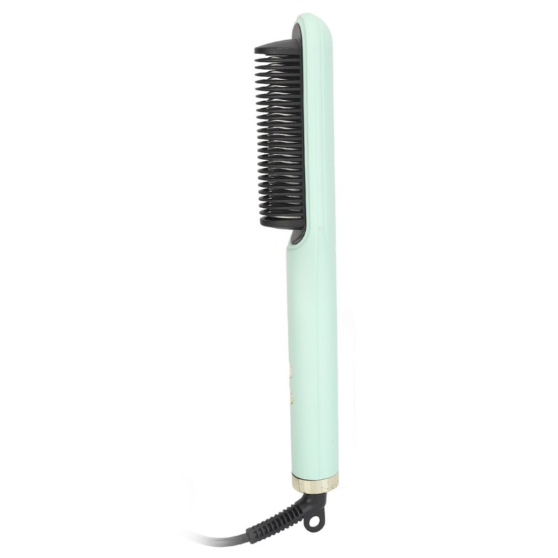 Negative Ion Hair Straightener Styling Comb Adjustable Temperature Straightening Comb