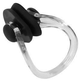 Dwawoo 2Pcs Swimming Nose Clip, Waterproof Swim Training Nose Plugs Water Nose Clip for Adults Children(Black) Swimming Nose Clip