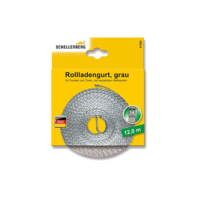 Schellenberg 41202 Roller Shutter Belt 14 mm x 12 m