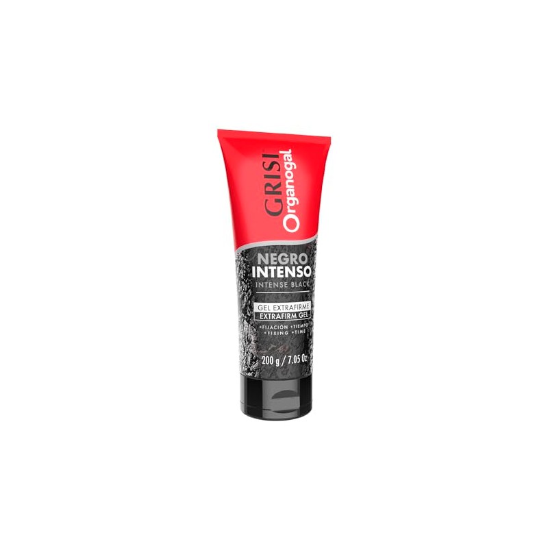 Organogal Grisi, Gel Oscurecedora Extrafirme, Negro Intenso, 200 gr