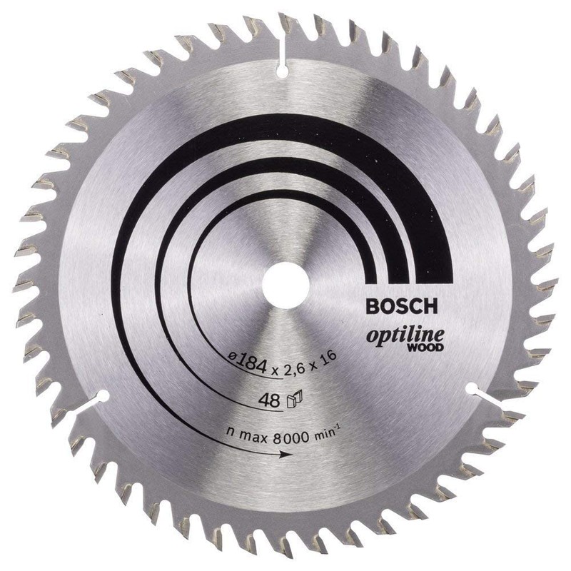 Bosch Professional 2608641181 Optiline Wood Circular Hand Saw Blade, 184mm