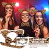 RCYHCY Leopard Costume Set, 4 Pieces Carnival Leopard Costume Women