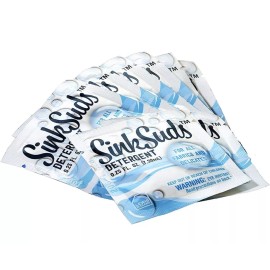 Lewis N Clark SinkSuds Laundry Detergent | Travel Size Liquid Soap | TSA Compliant 8 Pack