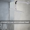 NearMoon Shower Head Swivel Ball Adapter - Solid Brass Shower