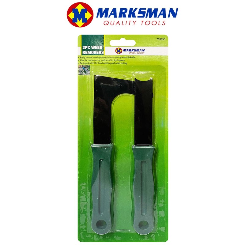 HomeVibe 2PC WEED REMOVER SET COMFORT GRIP PAVEMENT SLAB MOSS