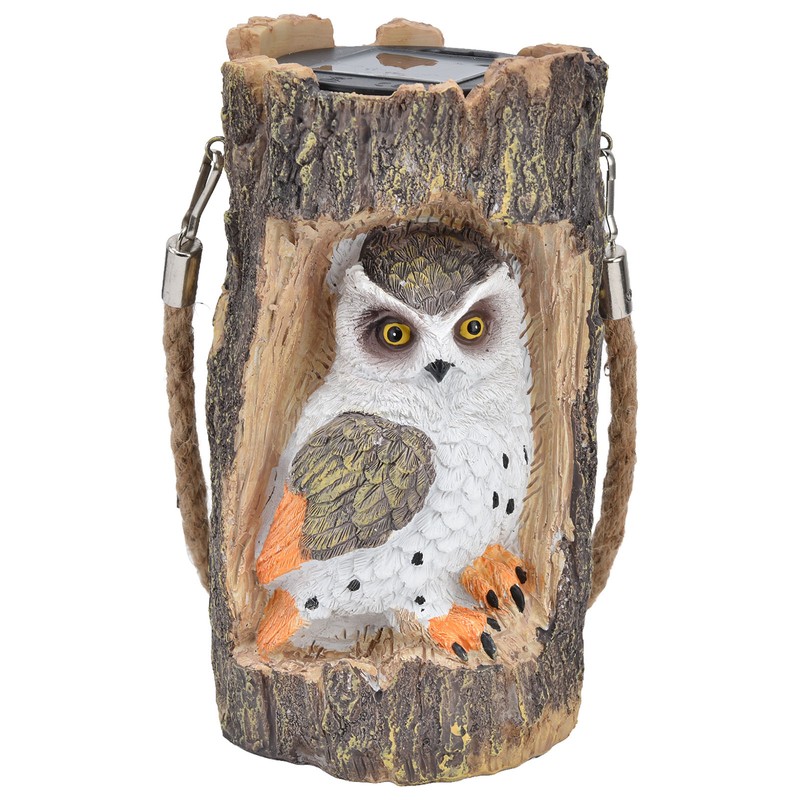 Owl Solar Light IP67 Waterproof High Simulation Eco Friendly Energy
