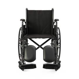 Caring Strong and Sturdy Wheelchair with Desk-Length Arms and Swing-Away Leg Rests for Easy Transfers (18 Inch Seat)