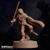 Arcane Minis Human Shadow Rogue - Pose 2a | Sordane
