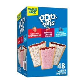Pop-Tarts Frosted Strawberry, Cherry & Blueberry Variety Pack, 48 ct.