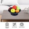 Nattol 9.5-Inch Ceramic Fruits Bowl, Decorative Serving Plate, Centerpiece Fruits