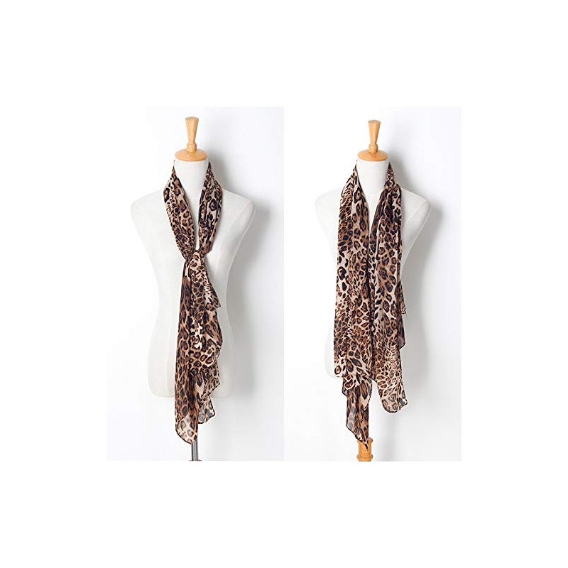 Vikodah Womens Silky Neck Scarf Chiffon Scarves Soft Smooth Satin