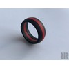 Thin RED Line Silicone Ring