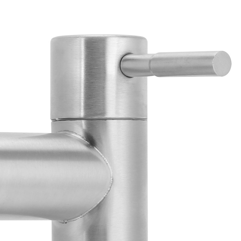 G1/2in Stainless Steel Bathroom Basin Sink Faucet Single Cold Water