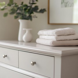 HESTIA HARDWARE 25 Pack | Satin Nickel Knobs Round Cabinet Knobs - Drawer Knobs Brushed Nickel - 1.15 Inch (29mm) Knob Brushed Nickel Cabinet Knobs and Pulls (Z5.25.S)