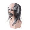 Rthjsfj Old Man Costume Kit- Grandpa Curly Wig, Wig Cap,