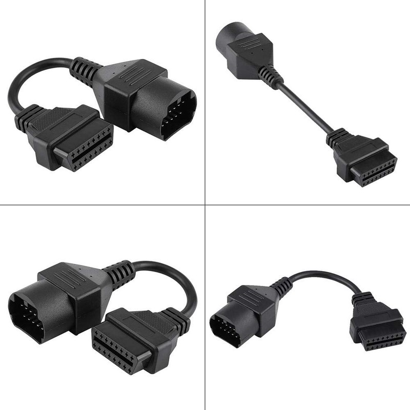 OBD2 Adapter Cable, Diagnostic Cable for MAZDA 17 Pin Obd2-12V-24V