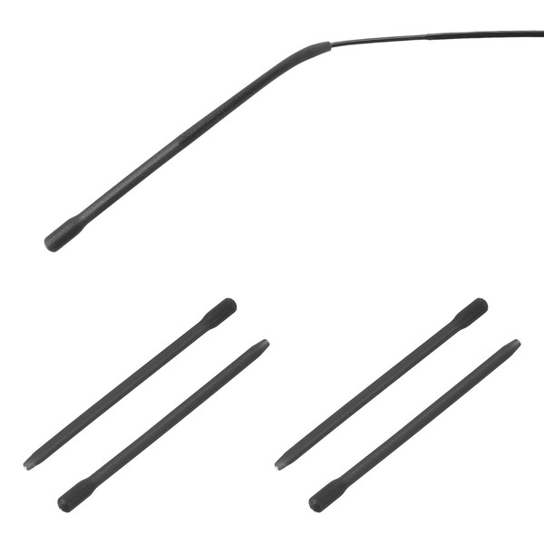 PATIKIL 2 Pairs Eye Glass Replacement Temples, Silicone Anti-Slip Eyeglass