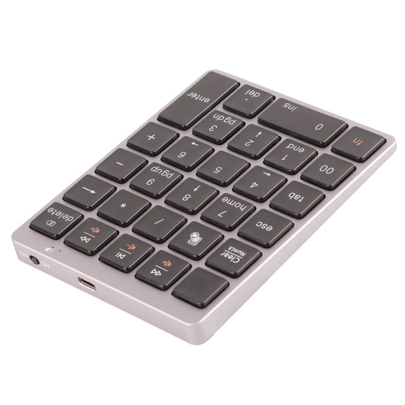Bluetooth 3.0 Wireless Mechanical Numeric Keypad Notebook Desktop Computer Accessory