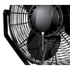 Air King 9312 Powder-Coated Steel Multi-Mount Wall Fan, Black