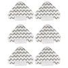 6 Pack Steaming Mop Replacement Pads Triangle for Shark Lift-Away